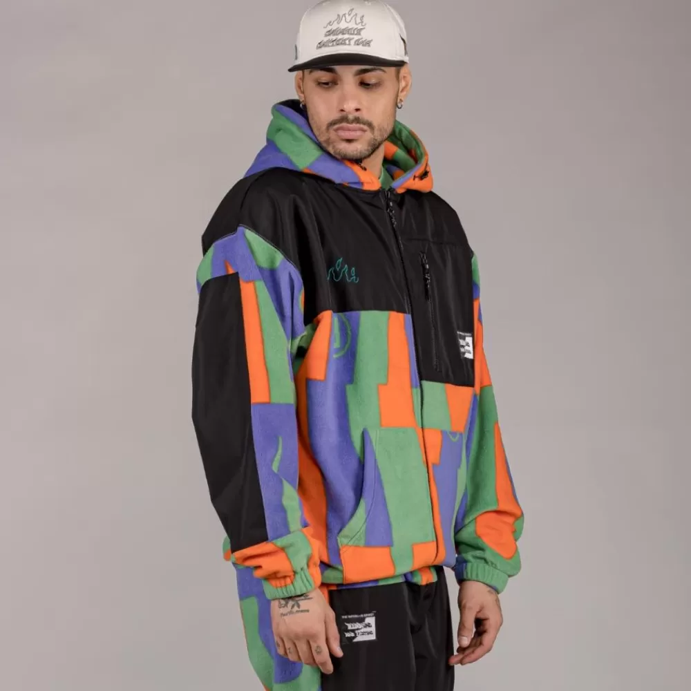 Grimey Sudadera Snow Fox All Over Polar Fleece - Multicolor | Winter 22 Hot