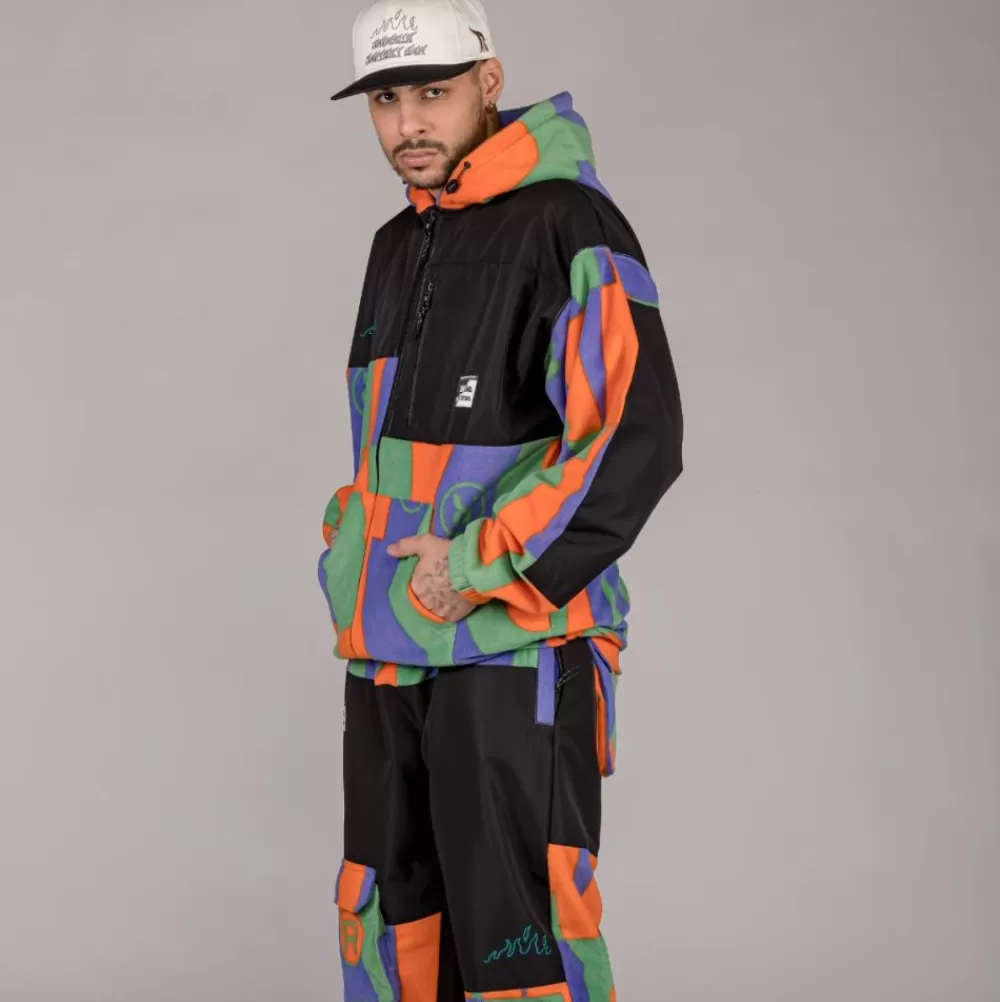 Grimey Sudadera Snow Fox All Over Polar Fleece - Multicolor | Winter 22 Hot