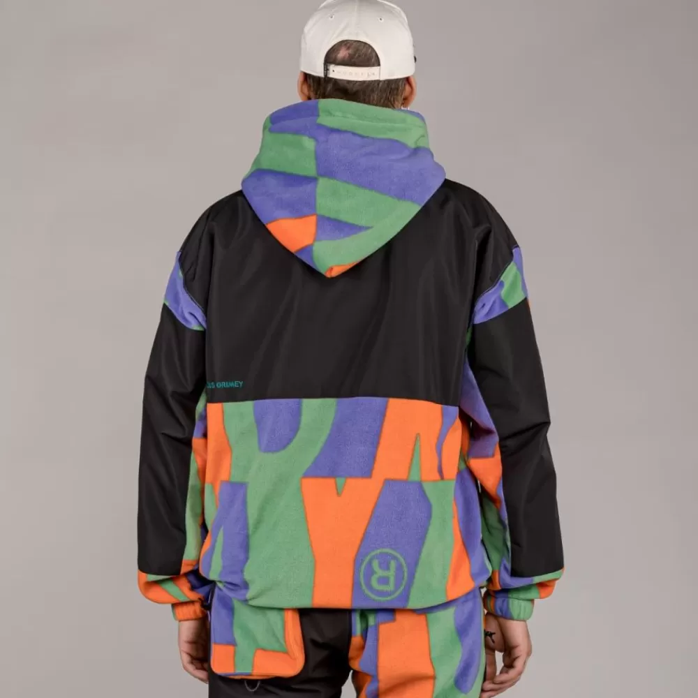 Grimey Sudadera Snow Fox All Over Polar Fleece - Multicolor | Winter 22 Hot