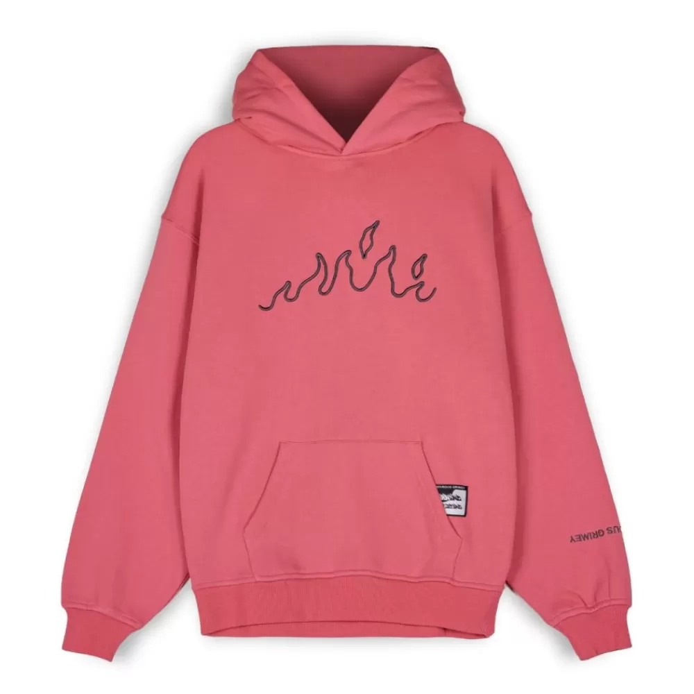 Grimey Sudadera "Snow Fox" Hoodie - Coral | Winter 22 Cheap