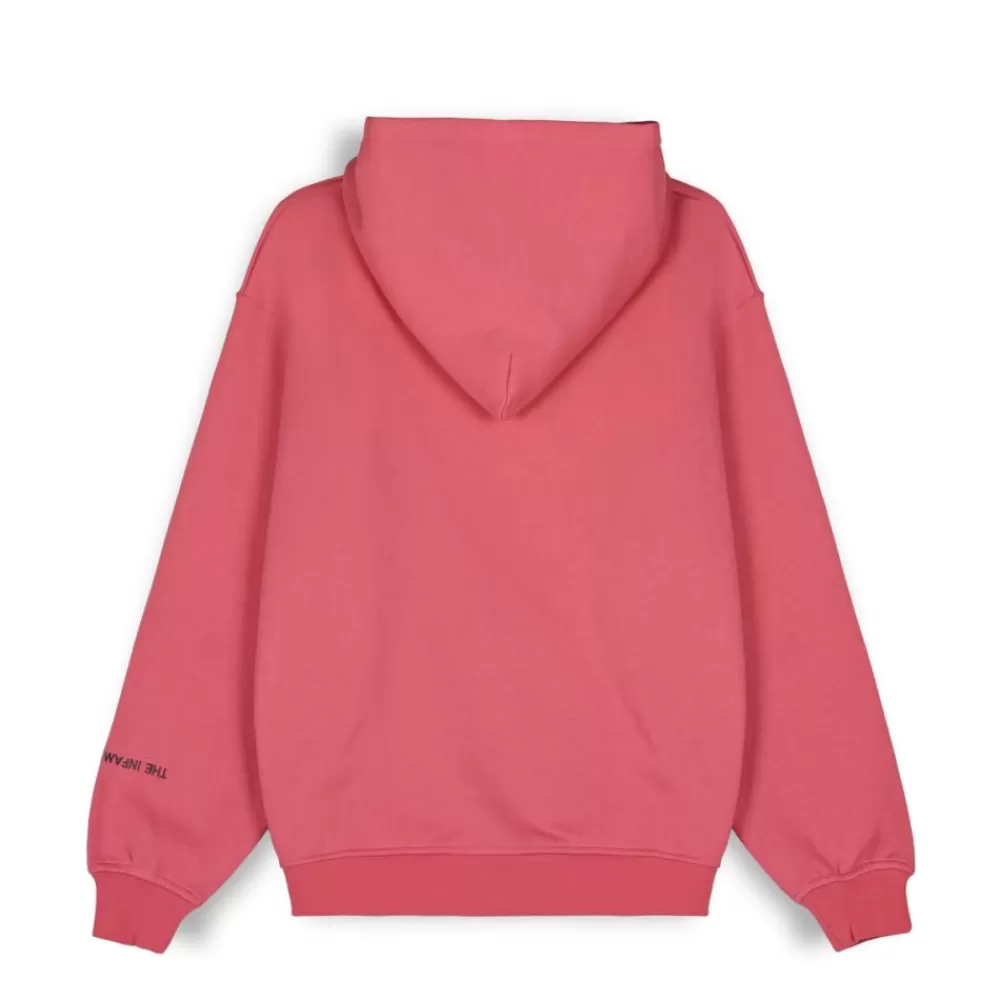 Grimey Sudadera "Snow Fox" Hoodie - Coral | Winter 22 Cheap