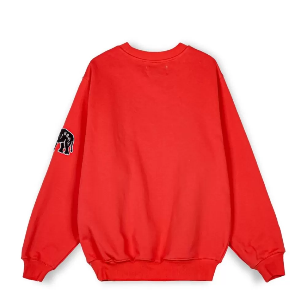 Grimey Sudadera The Clout Grmy Vintage - Red | Spring 23 Cheap