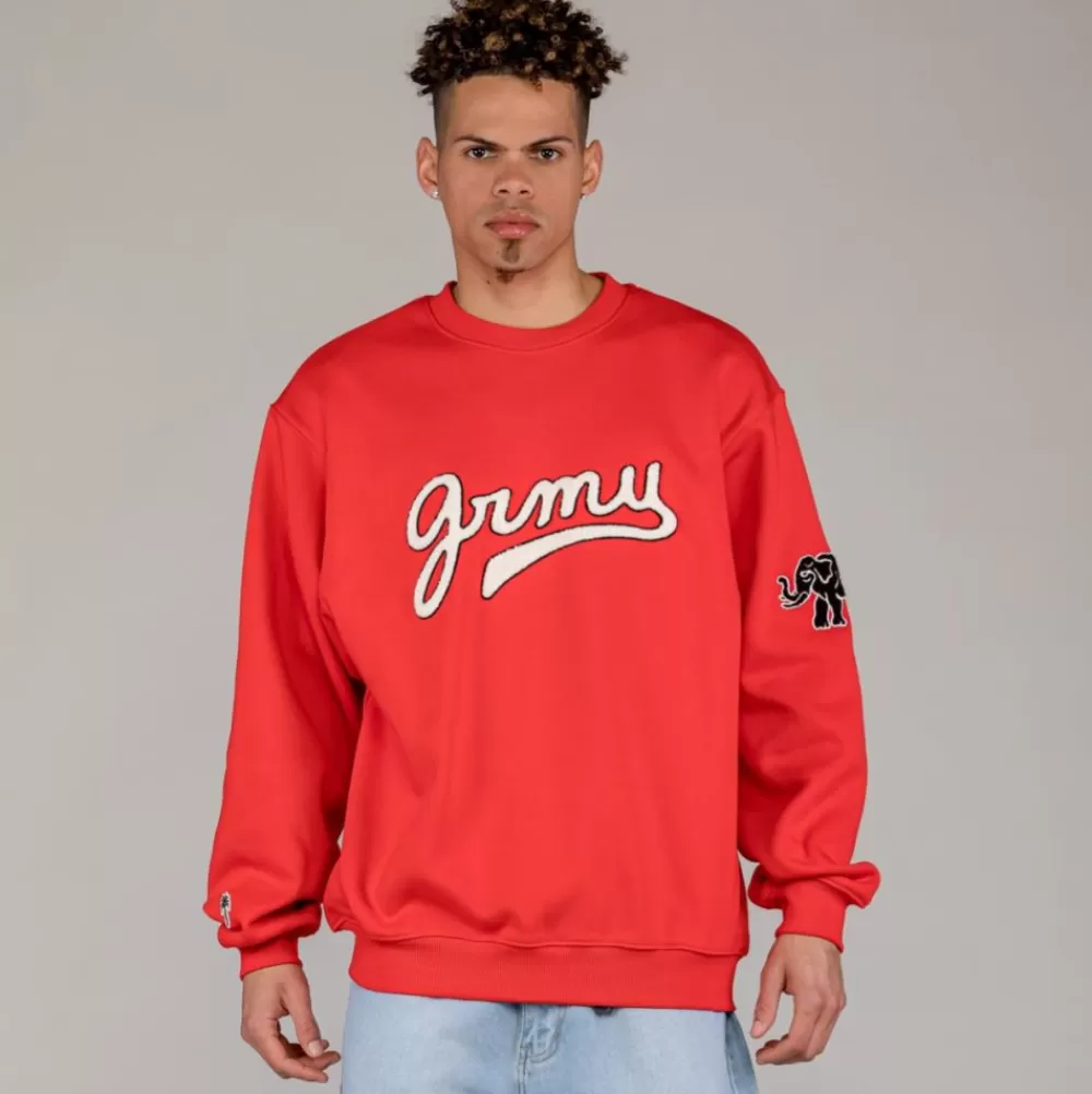 Grimey Sudadera The Clout Grmy Vintage - Red | Spring 23 Cheap