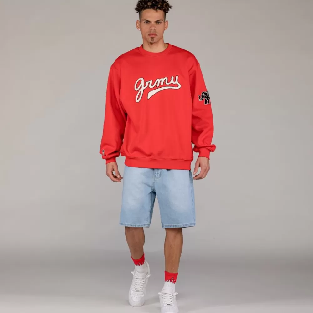 Grimey Sudadera The Clout Grmy Vintage - Red | Spring 23 Cheap