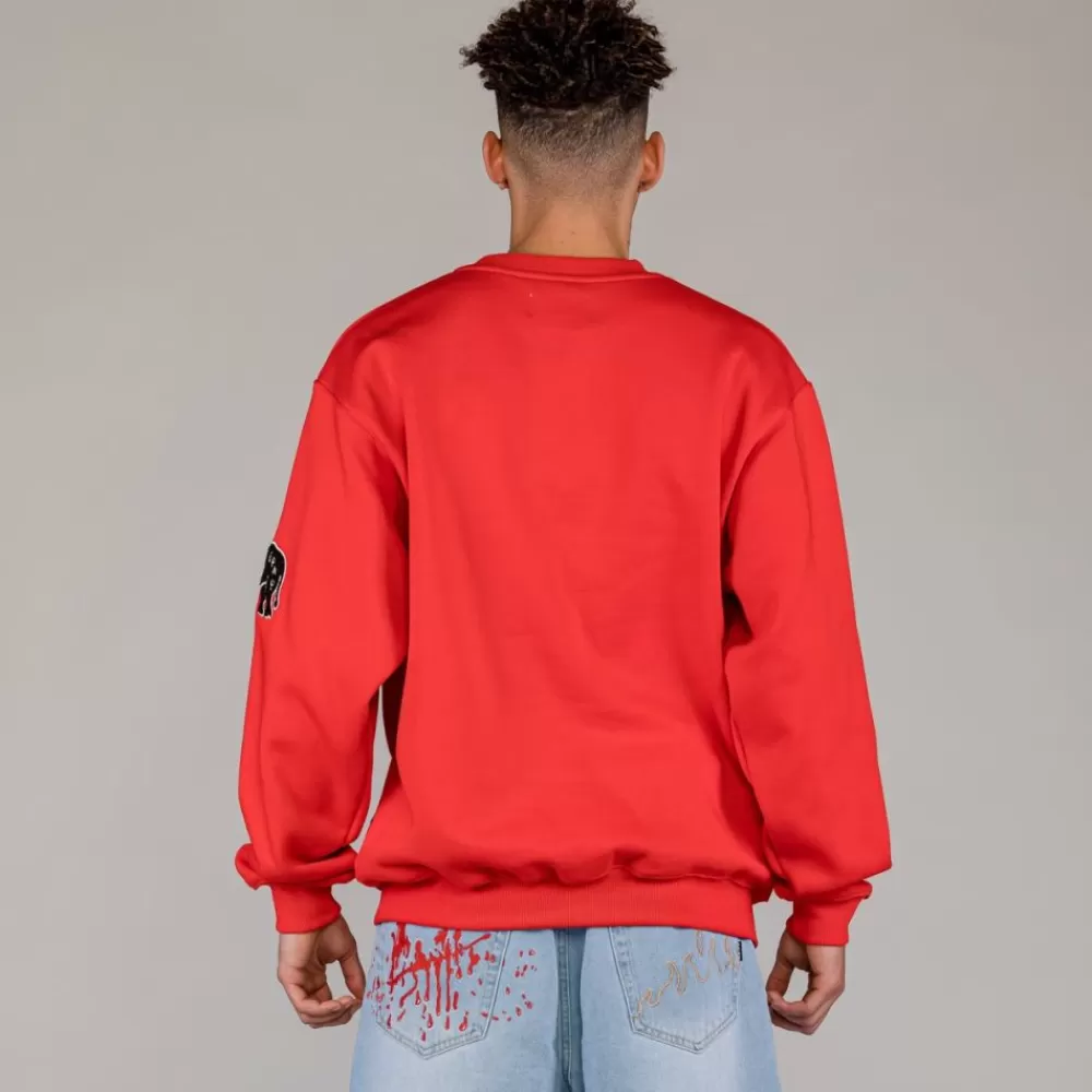 Grimey Sudadera The Clout Grmy Vintage - Red | Spring 23 Cheap