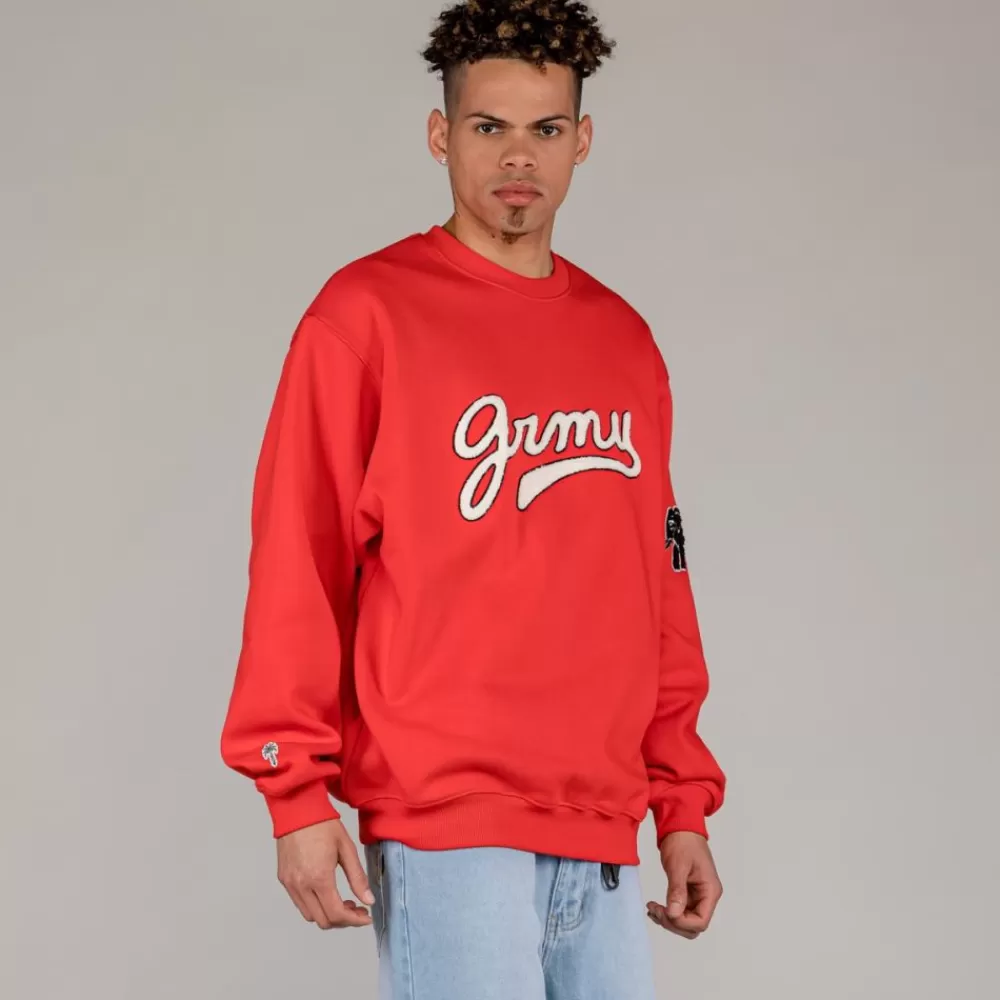 Grimey Sudadera The Clout Grmy Vintage - Red | Spring 23 Cheap