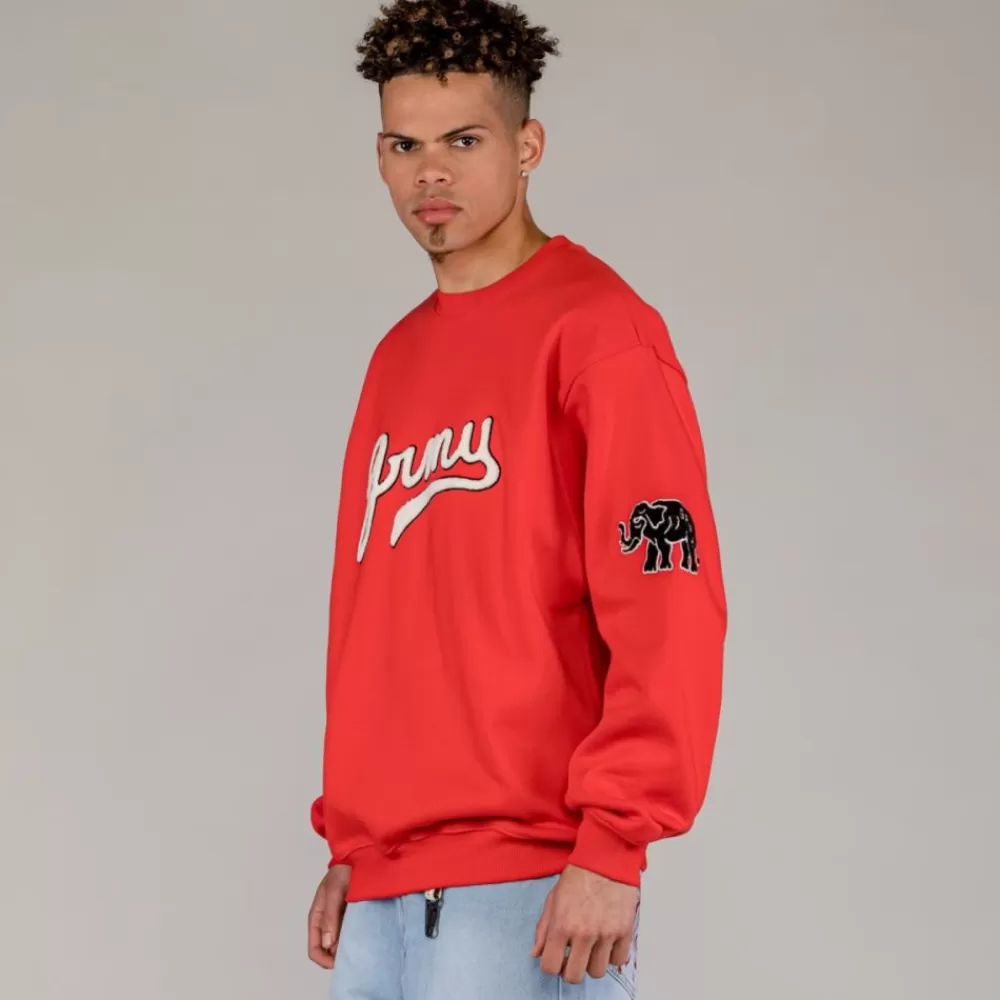 Grimey Sudadera The Clout Grmy Vintage - Red | Spring 23 Cheap