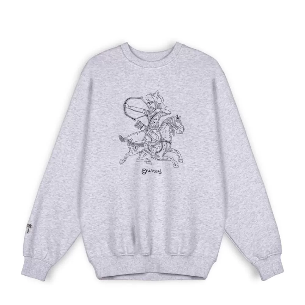 Grimey Sudadera The Clout Numidians - Sport Grey | Spring 23 Outlet