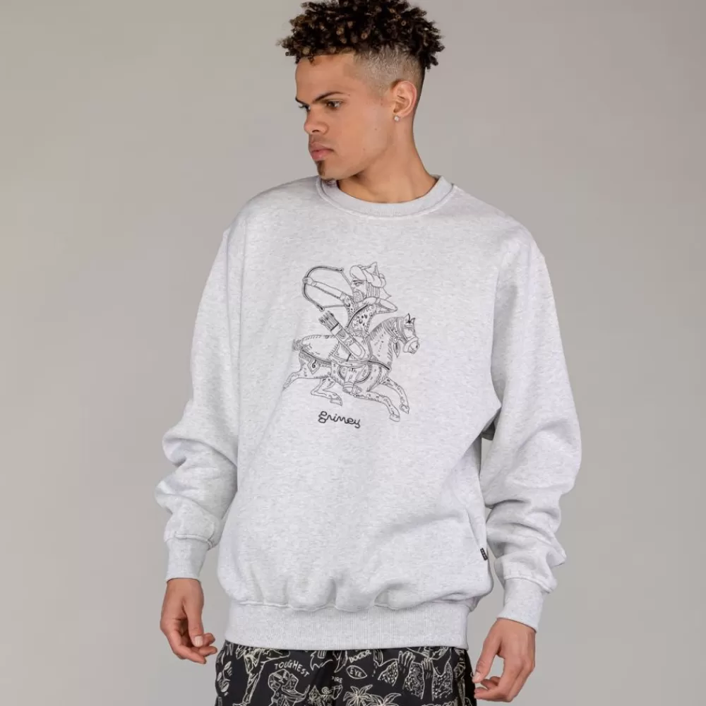Grimey Sudadera The Clout Numidians - Sport Grey | Spring 23 Outlet