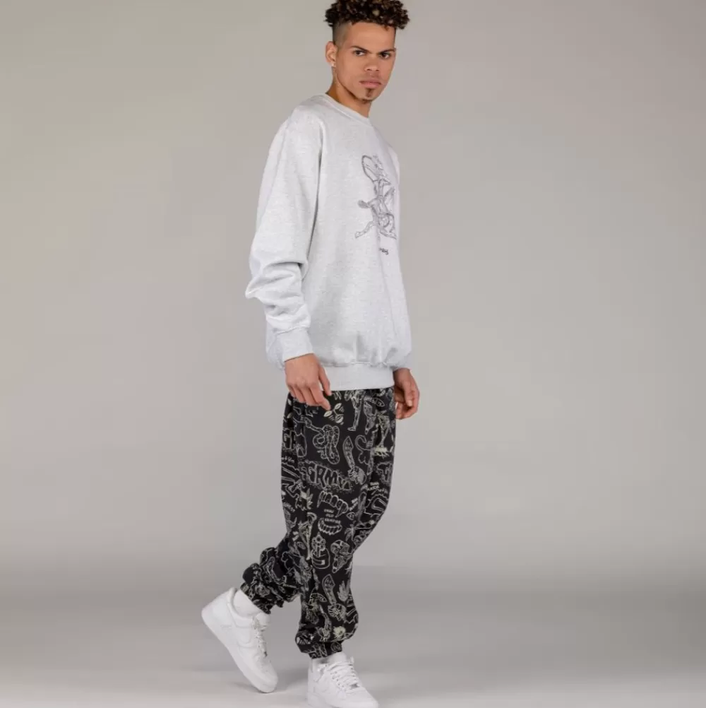Grimey Sudadera The Clout Numidians - Sport Grey | Spring 23 Outlet
