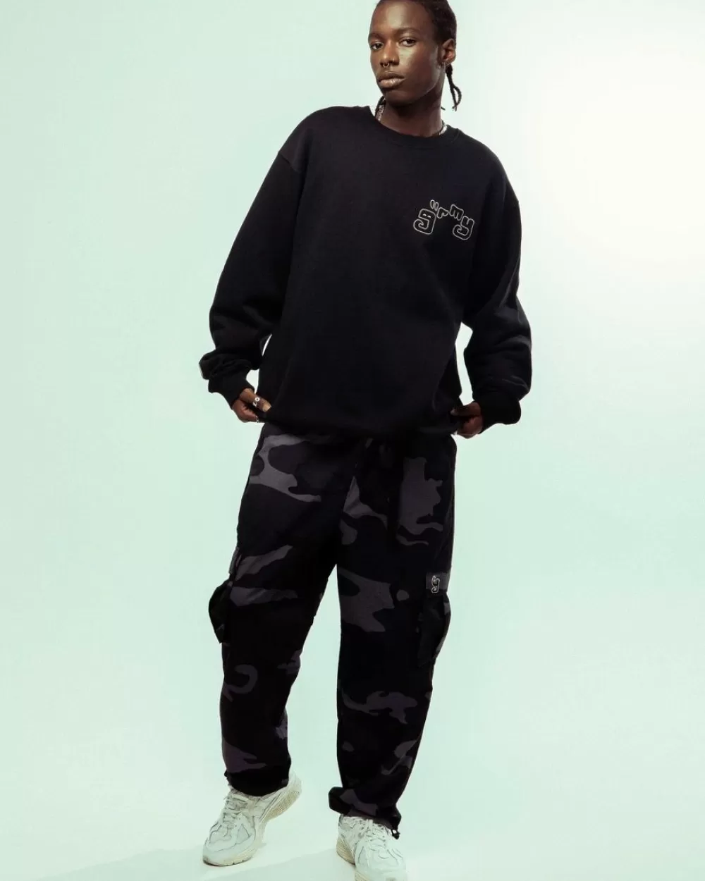 Grimey Sudadera Tusker Temple Vintage - Black | Fw23 Shop